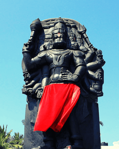 5 Faces Hanuman Temple Rameswaram